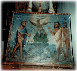 Motivo de la peana de Santiago.