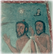 Tlacatzin calli pepetlakatok = El venerado Casa brillante. Tlacatzin Icxitecactli = El venerado pie con sandalia